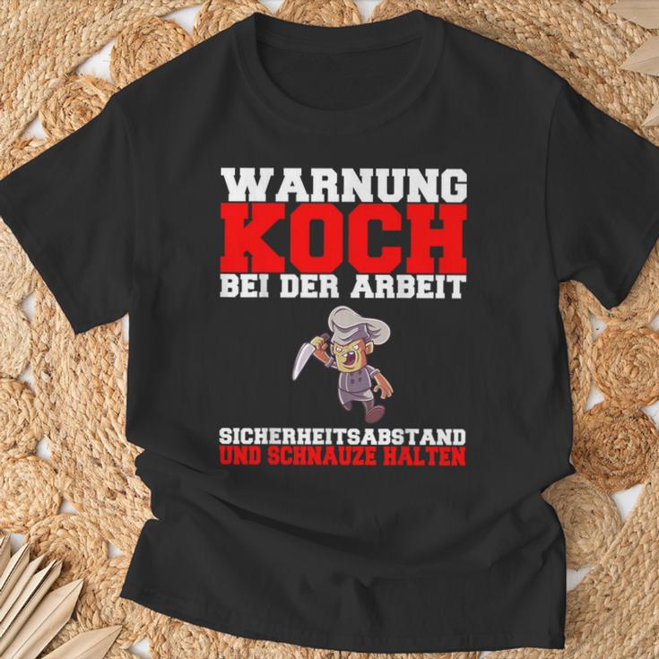 Koch Warnung German Language T-Shirt Geschenke für alte Männer