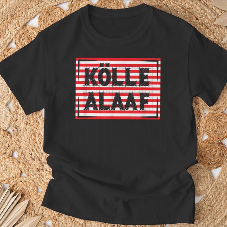 Kölle Alaaf With Red Stripes T-Shirt Geschenke für alte Männer