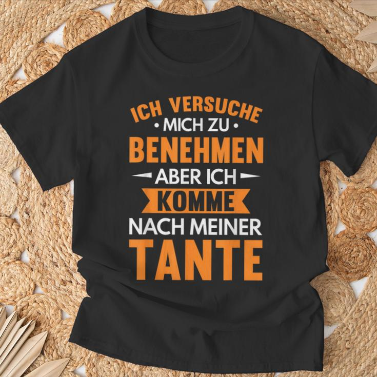 Komme Nach Tante Niche Nephew Patentante Saying T-Shirt Geschenke für alte Männer