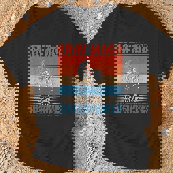 Krav Maga Es Mi Superpoder Krav Maga Camiseta unisex Regalos para ancianos