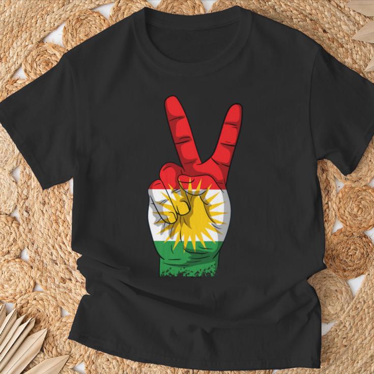 Kurdish Flag Kurdish Kurdistan T-Shirt Geschenke für alte Männer