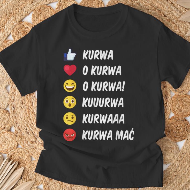 Kurwa Mac Polish Slang For Poland T-Shirt Geschenke für alte Männer