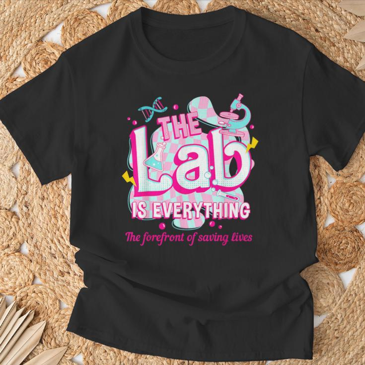 The Lab Is Everything The Forefront Of Saving Lives Lab Week T-Shirt Gifts for Old Men