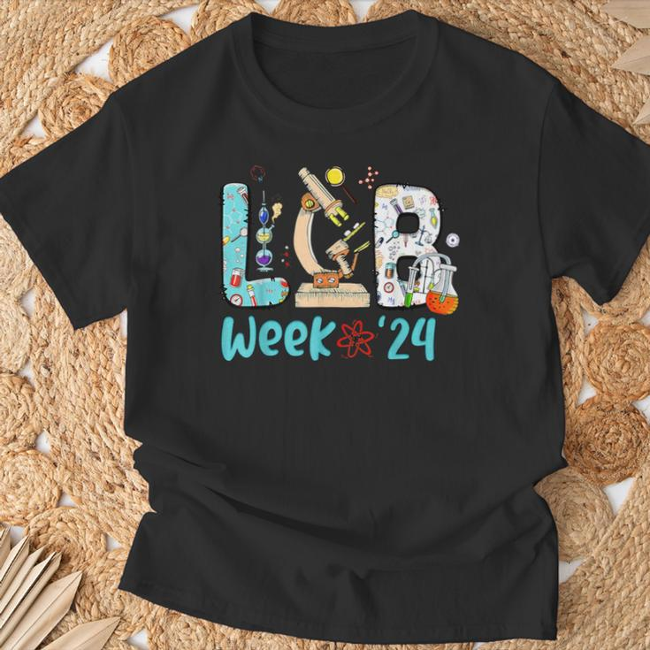 Lab Week 2024 Medical Lab Tech Patient Care T-Shirt Gifts for Old Men