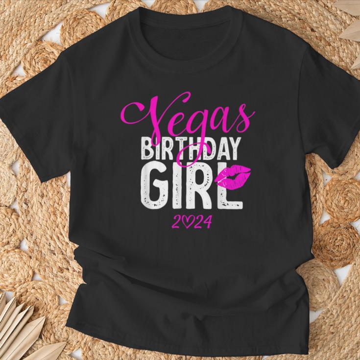 Las Vegas Girls Trip 2024 Girls Vegas Birthday Squad T-Shirt Gifts for Old Men