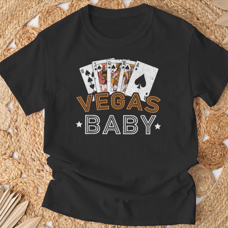 Las Vegas Nevada Strip Glücksspielproblem T-Shirt, Schwarz S Geschenke für alte Männer