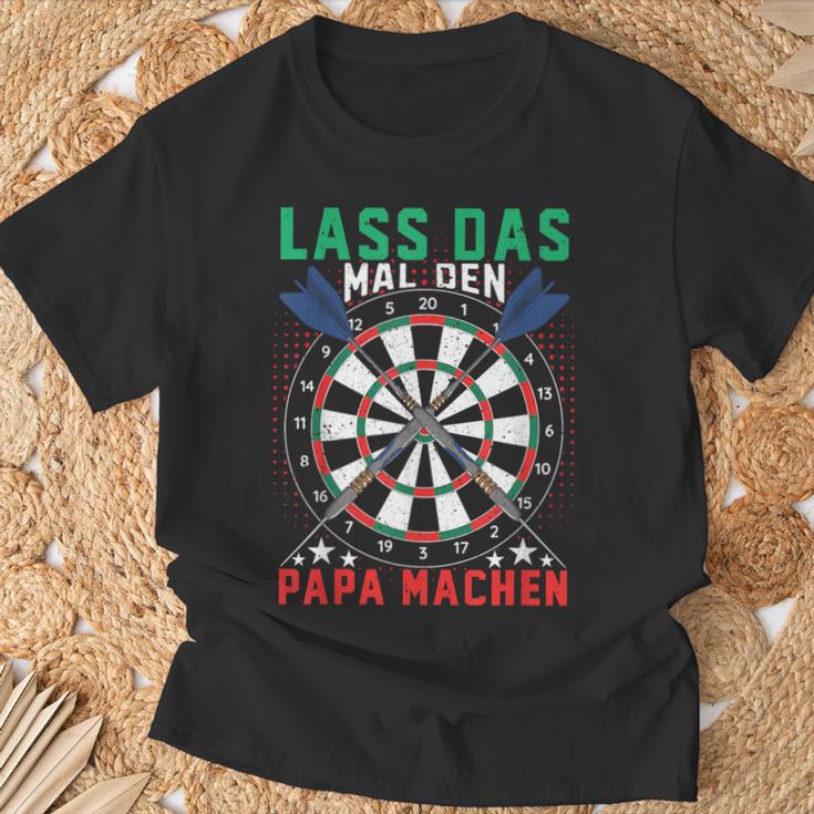 Lass Das Mal Den Papa Machen Darts Player T-Shirt Geschenke für alte Männer