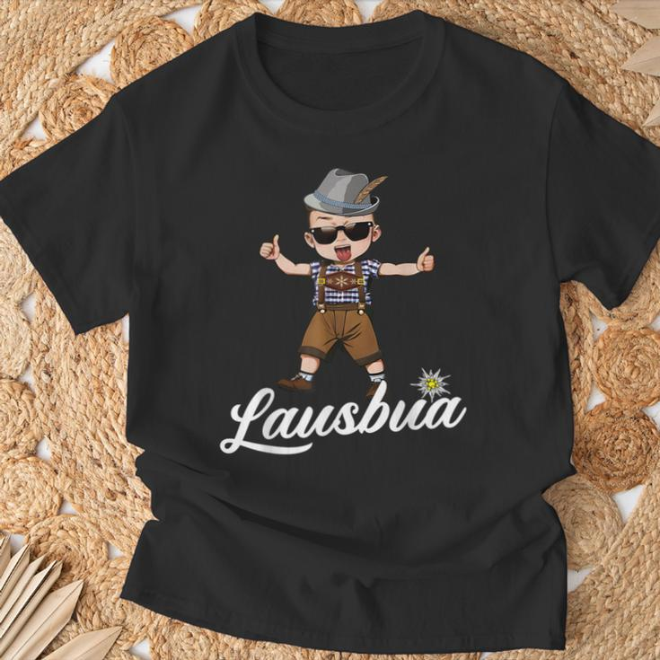 Lausbua Costume Children's Costume Lederhosn T-Shirt Geschenke für alte Männer