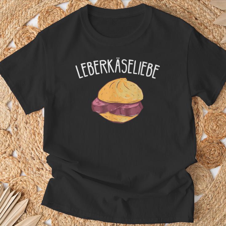 Leberkäse Liebe I Leberkas Fleischkäse Motiv Für Metzger T-Shirt Geschenke für alte Männer