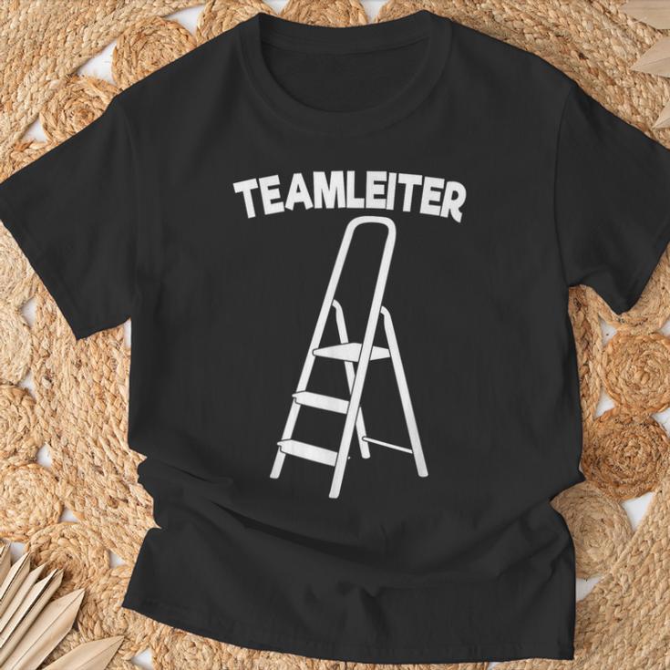 Leiter Im Büro Chef Vom Team Und Arbeit Für Den Teamleiter T-Shirt Geschenke für alte Männer