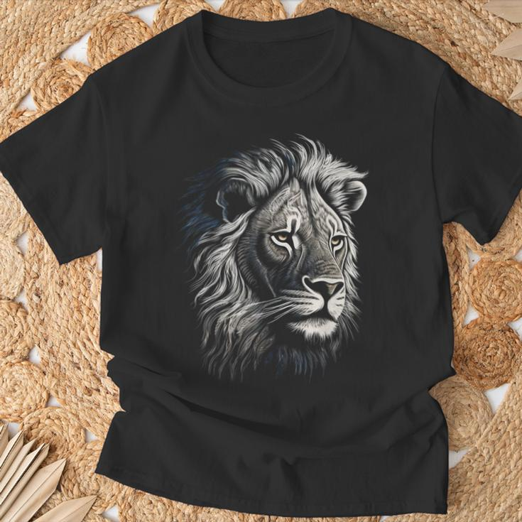 Lion Animal Lion T-Shirt Geschenke für alte Männer