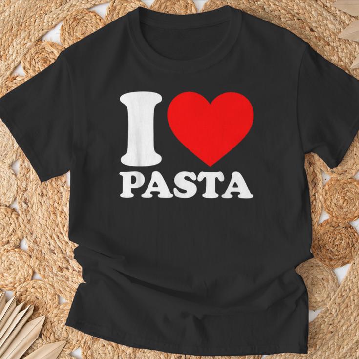 I Love Pasta T-Shirt Geschenke für alte Männer