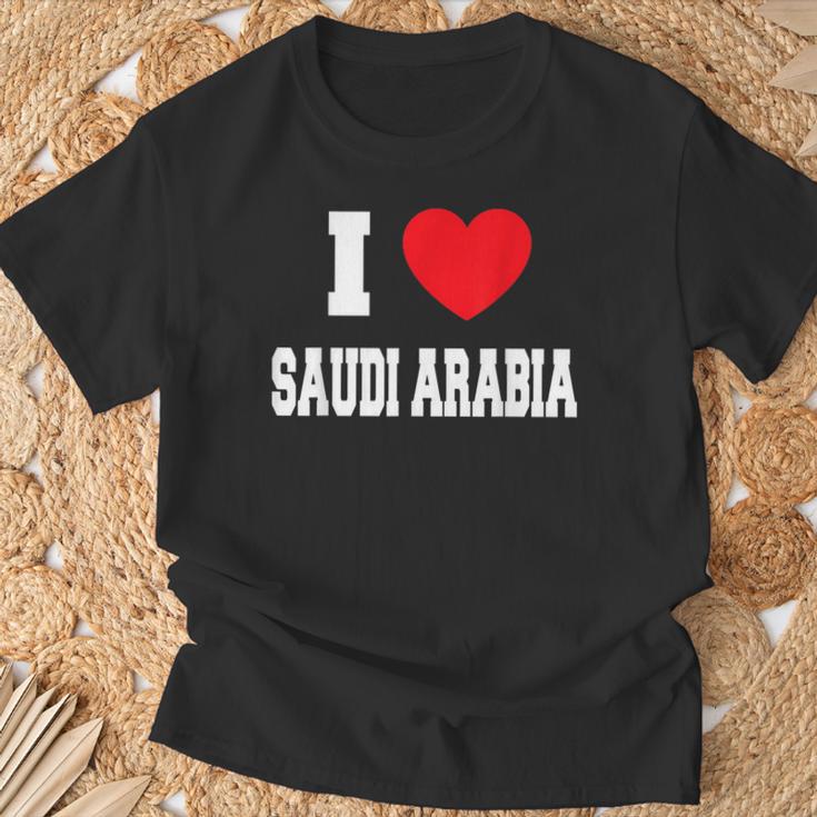 I Love Saudi Arabia T-Shirt Geschenke für alte Männer