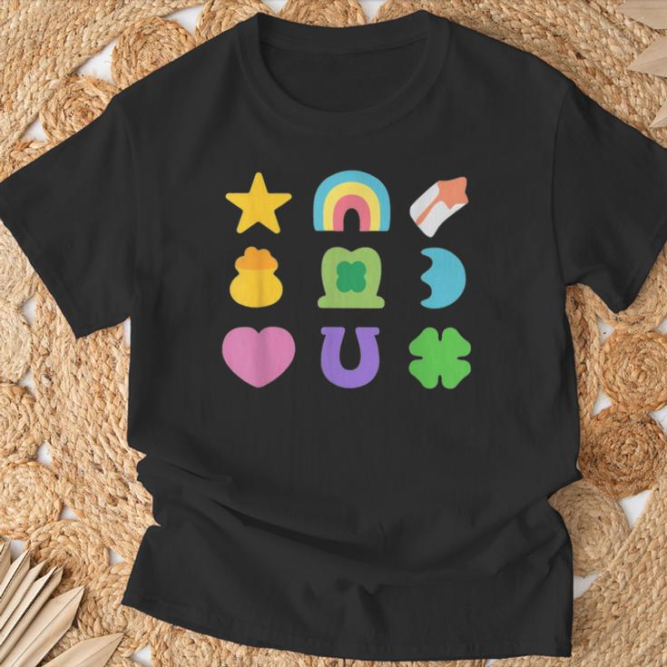 Lucky Cereal Marshmallow Shapes Magically Charms Delicious T-Shirt Gifts for Old Men