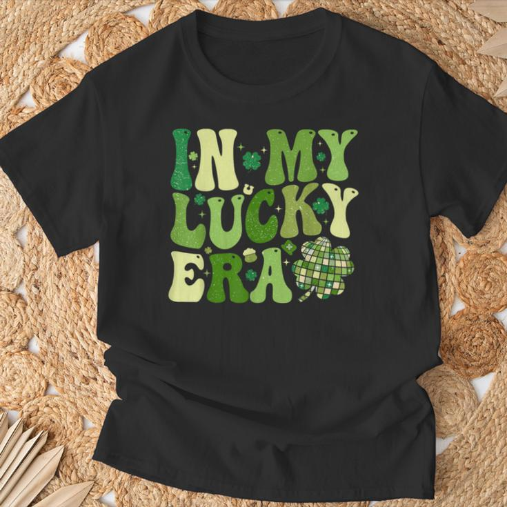 In My Lucky Era Happy St Pattys Day Girls Ns T-Shirt Gifts for Old Men