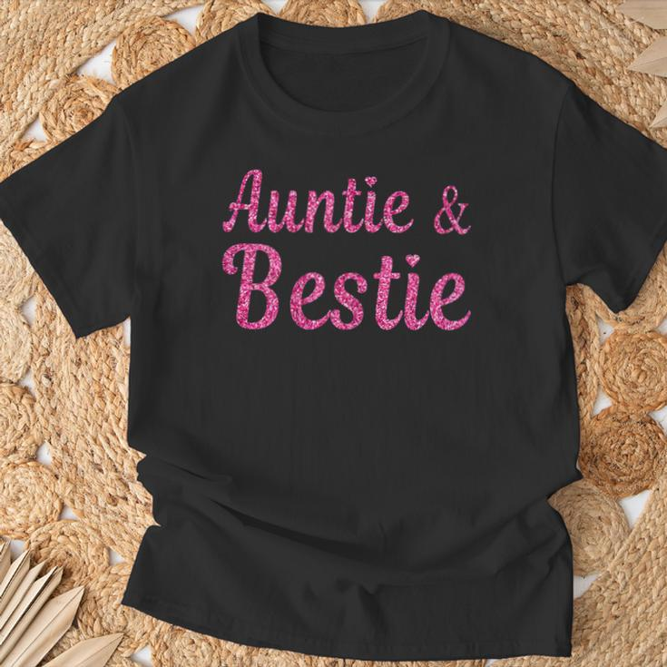 Lustige Tante Und Bestie Rosa Mädchen Coole Tanten T-Shirt Geschenke für alte Männer