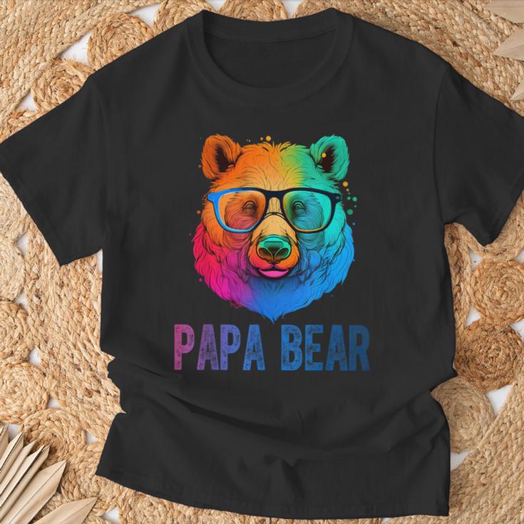 Lustiger Papa-Bär-Vatertag Opa-Vater T-Shirt Geschenke für alte Männer