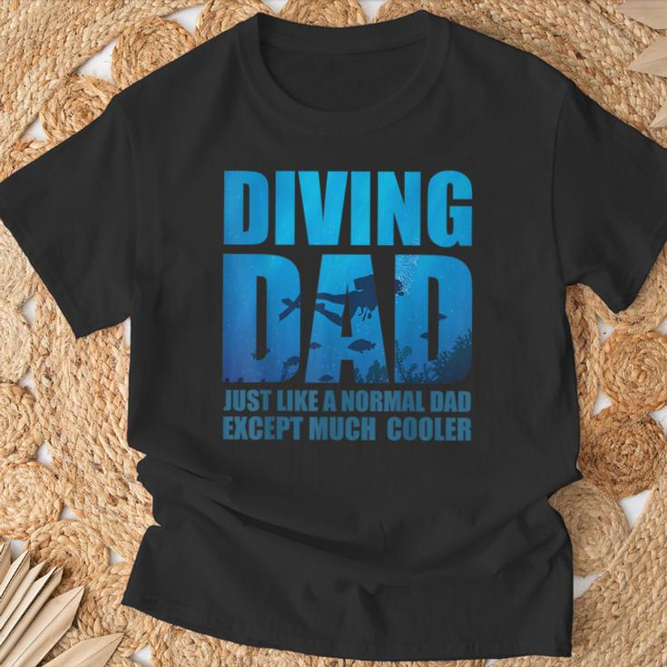Lustiges Taucher-T-Shirt für Väter, Diving Dad Cooler Spruch Geschenke für alte Männer