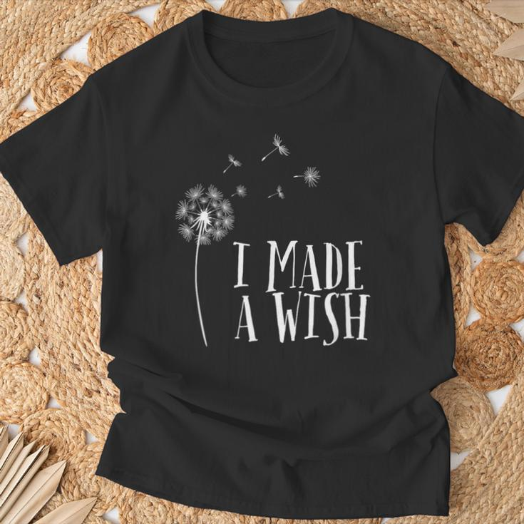 I Made A Wish Mommy And Me T-Shirt Gifts for Old Men