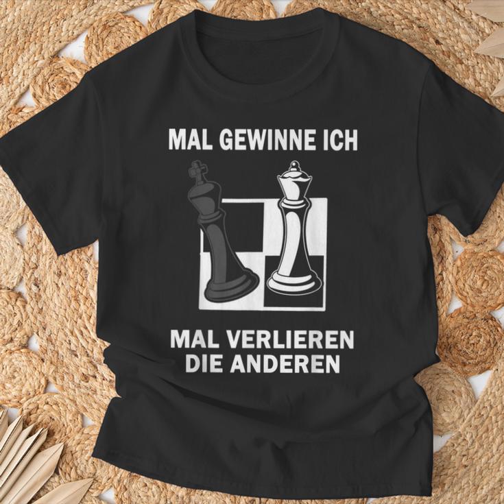 Mal Gewinne Ich Mal Verlieren Die Anderen Chess Chess Game T-Shirt Geschenke für alte Männer