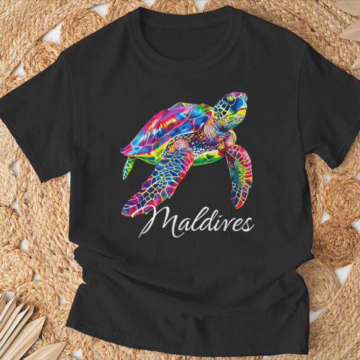 Maldives Diver Maldives Souvenir Diver T-Shirt Geschenke für alte Männer