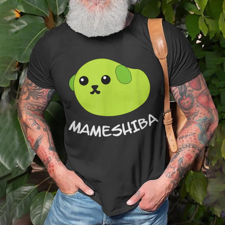 Mameshiba Edamame Bean Dog With Cute Grean Pea T-Shirt Gifts for Old Men