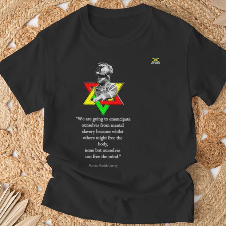 Marcus Mosiah Garvey Quote Jamaican National Hero T-Shirt Gifts for Old Men