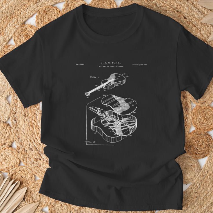 Martin Guitar Patent Music T-Shirt Geschenke für alte Männer