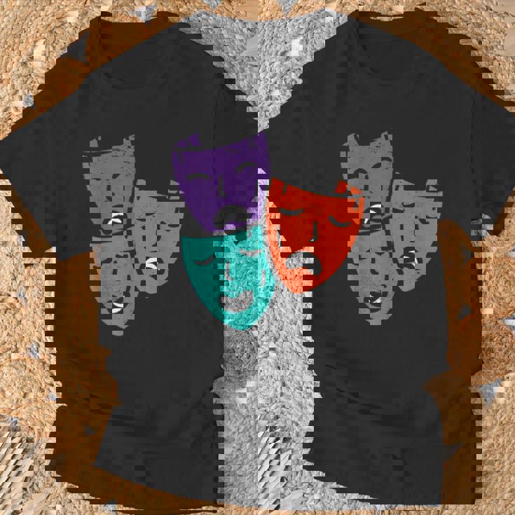 Máscaras De Teatro De Época I Actores I Teatro Camiseta unisex Regalos para ancianos