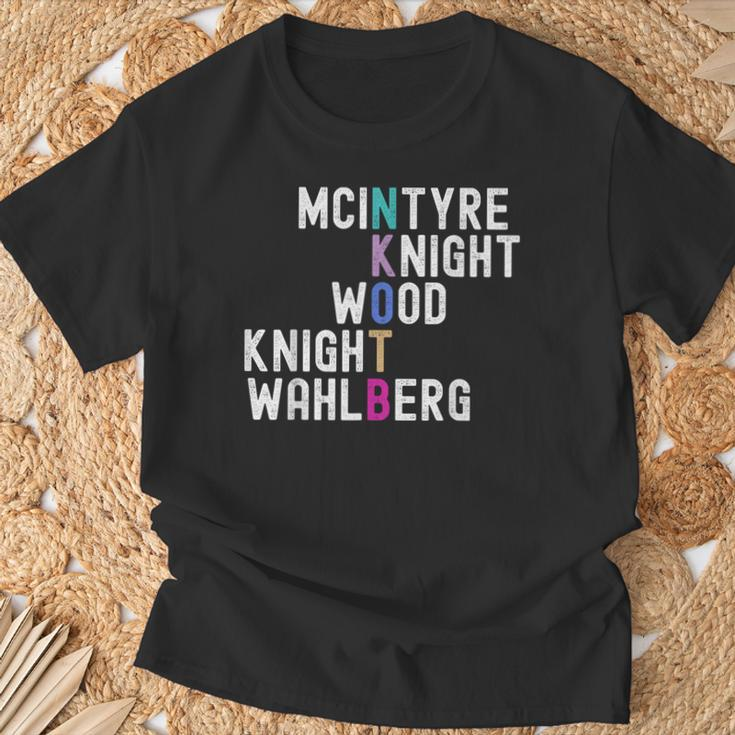 Mcintyre Knight Wood Knight Wahlberg T-Shirt Gifts for Old Men