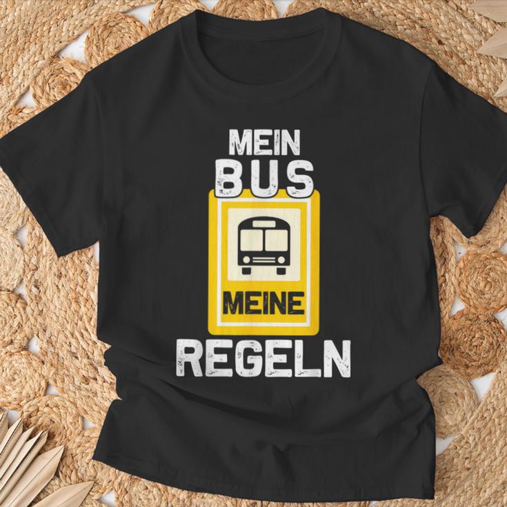 Mein Bus Meine Rules Bus Driver T-Shirt Geschenke für alte Männer