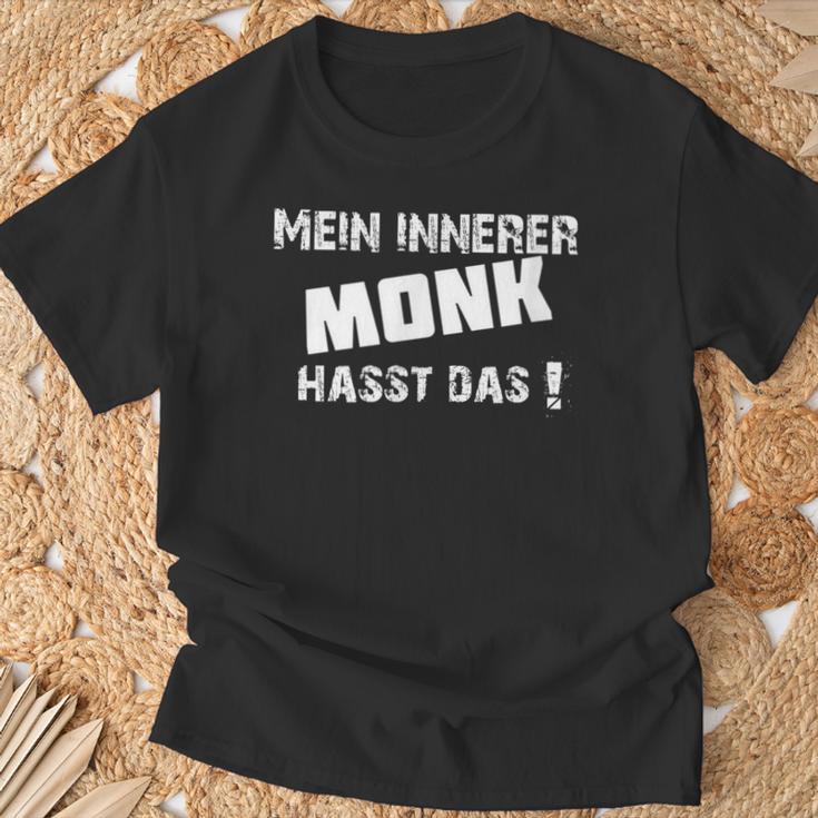 Mein Innerer Monk Hasse Das Saying Order Freak T-Shirt Geschenke für alte Männer