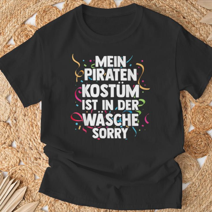 Mein Piraten Kostüm Ist In Der Wäsche Carnival T-Shirt Geschenke für alte Männer