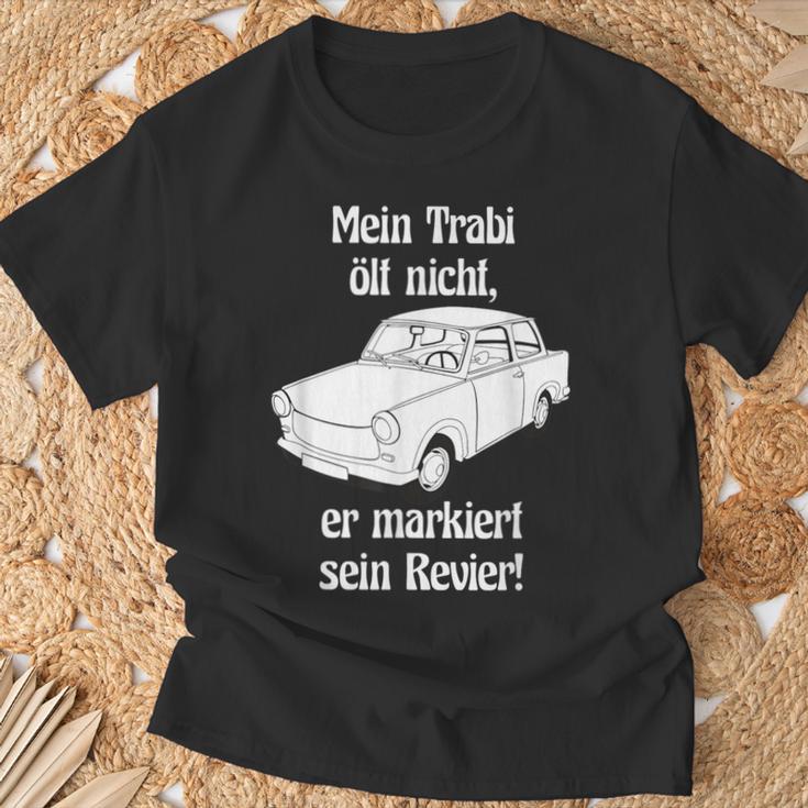 Mein Trabi Ölt Nicht Er Markiert Sein Revier 601 Deluxe Ifa S T-Shirt Geschenke für alte Männer