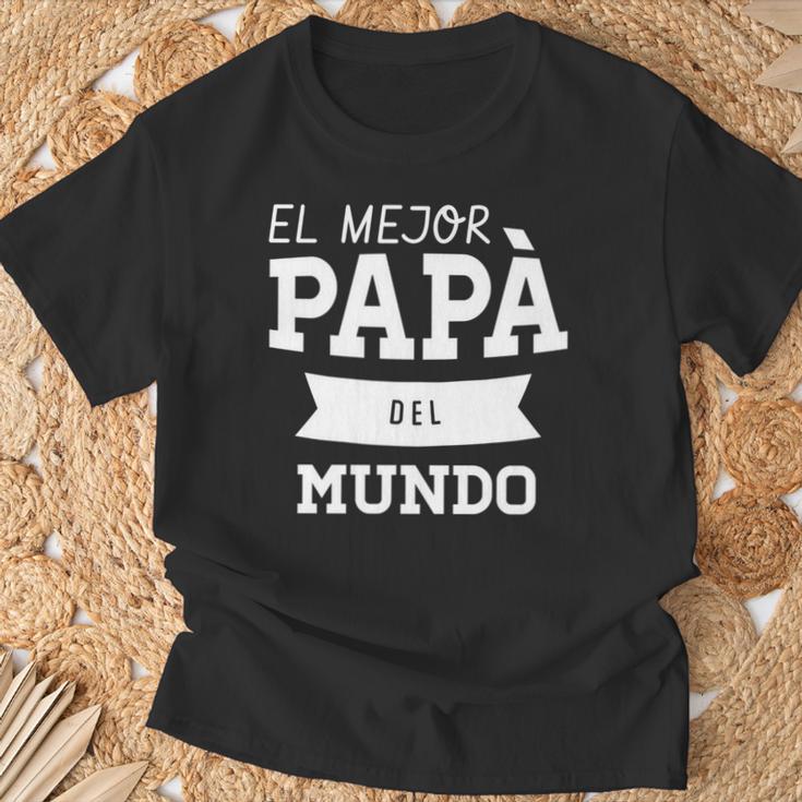 Mejor Papa Regalo Para El Dia Del Padre T-Shirt Geschenke für alte Männer