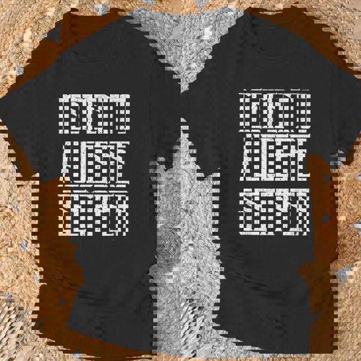 Memento Audere Semper Gabriele D'annunzio Camiseta unisex Regalos para ancianos