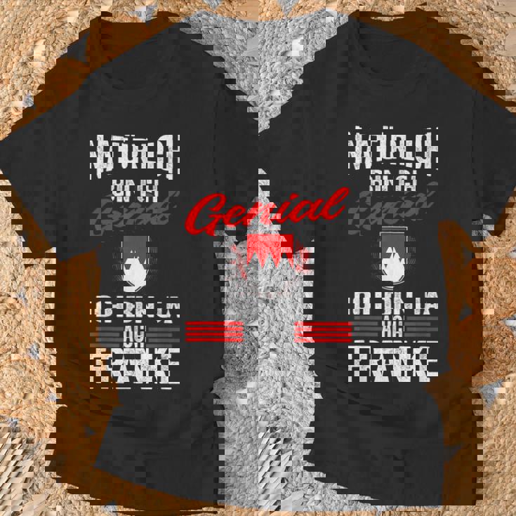 Men's Franke Franken Coat Of Arms Franke Middle Franken T-Shirt Geschenke für alte Männer