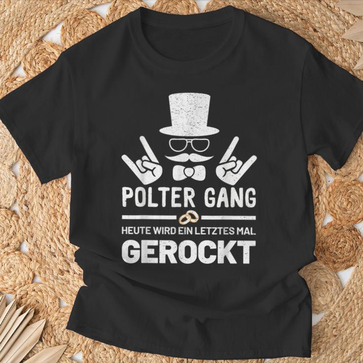 Men's Polter Gang Jga Stag Night Groom T-Shirt Geschenke für alte Männer