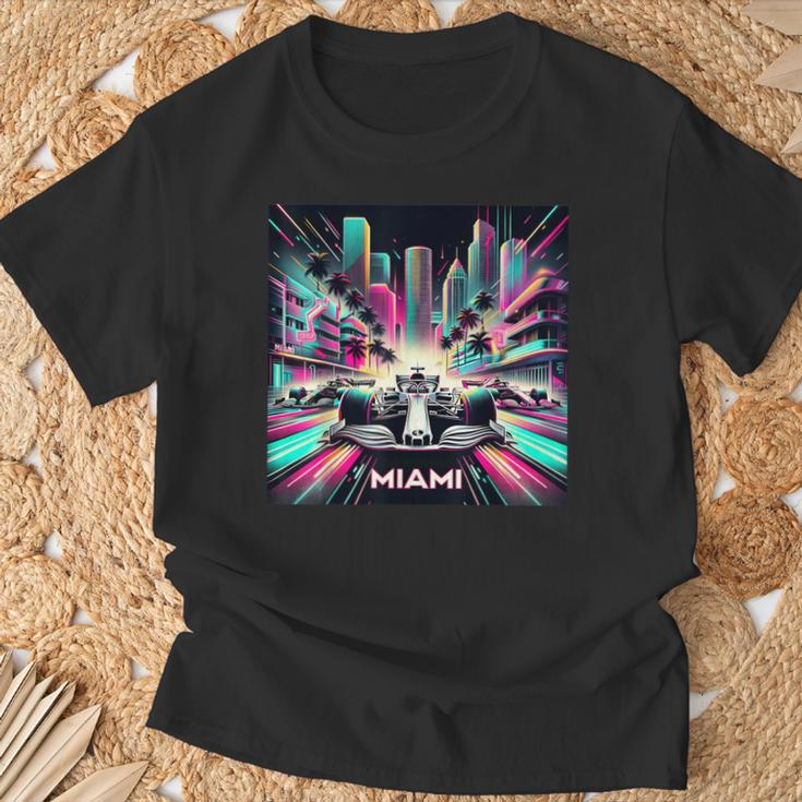 Miami Formula Racing Circuits Sport T-Shirt Gifts for Old Men