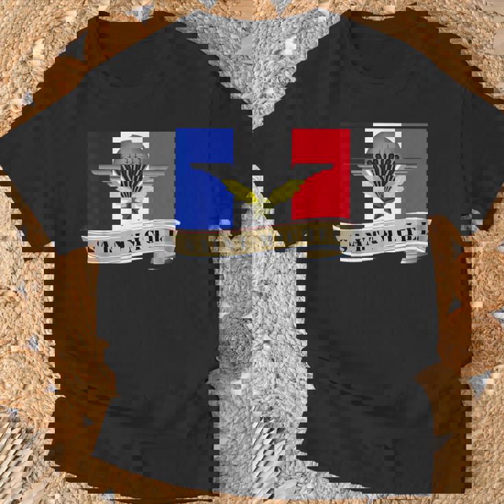 Militaire Saint-Michel Patron Parachutiste France Armée T-Shirt Cadeaux pour les vieillards