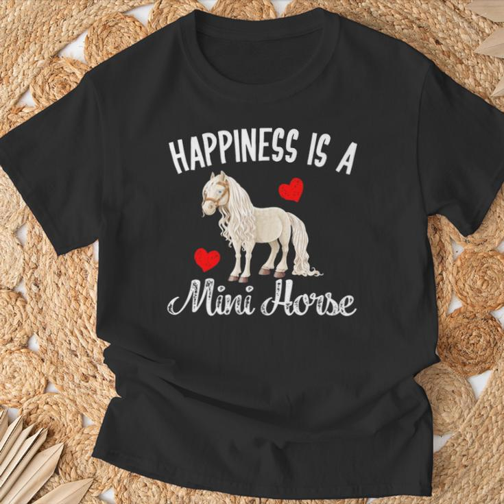 Miniature Horse Mini Horse Pet Horse Lovers T-Shirt Gifts for Old Men