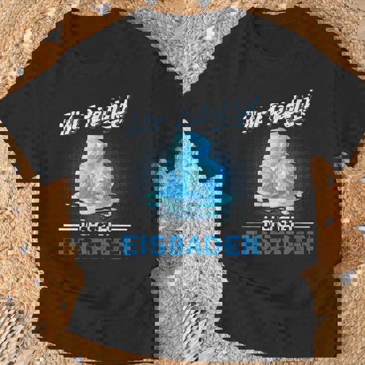 Mir Reicht Ich Geh Eisbaden Mir Reicht Ger Black S T-Shirt Geschenke für alte Männer