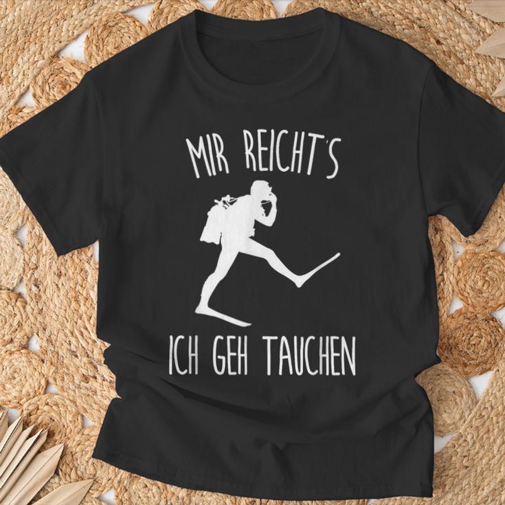 Mir Reichts Ich Geh Diver T-Shirt Geschenke für alte Männer