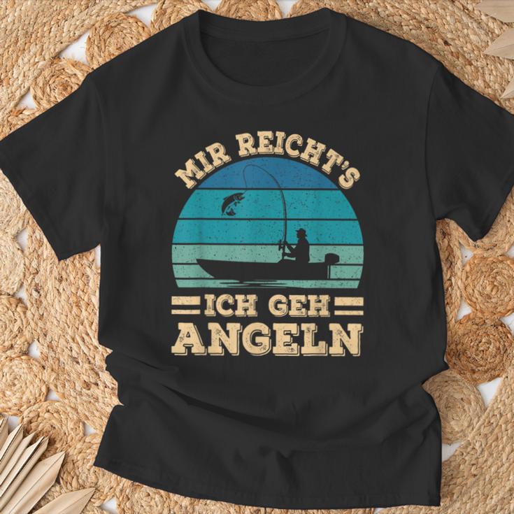 Mir Reicht's Ich Geh Fischer T-Shirt Geschenke für alte Männer