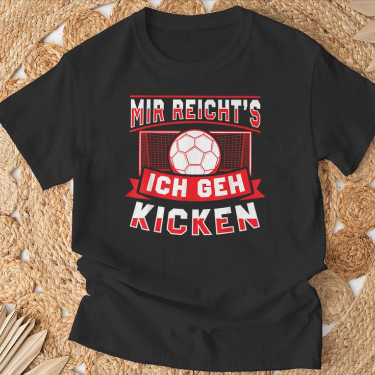 Mir Reichts Ich Geh Kicken Lustig Fussball Fußballspieler T-Shirt Geschenke für alte Männer