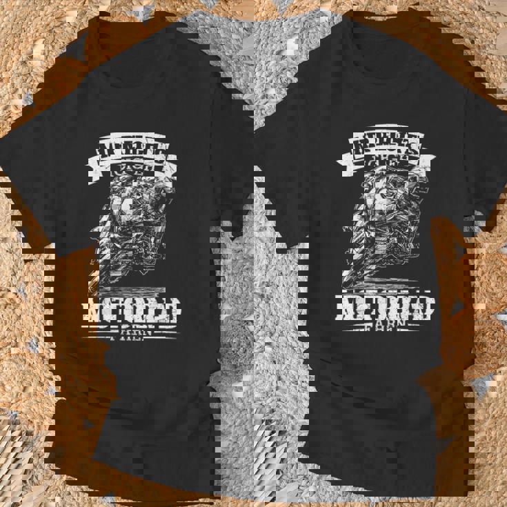 Mir Reicht's Ich Geh Motorcycle Fahren Cool Biker Saying S T-Shirt Geschenke für alte Männer