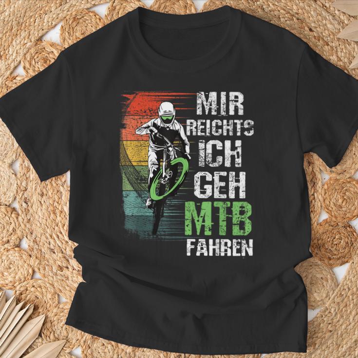 Mir Reichts Ich Geh Mtb Fahren Retro Downhill Bicycle T-Shirt Geschenke für alte Männer