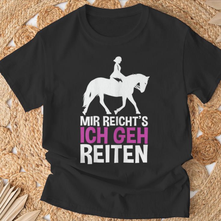 Mir Reichts Ich Geh Reiten For A Rider's T-Shirt Geschenke für alte Männer