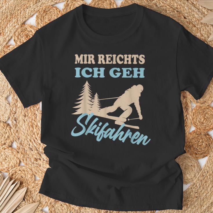 Mir Reichts Ich Geh Skiing Winter Sports T-Shirt Geschenke für alte Männer