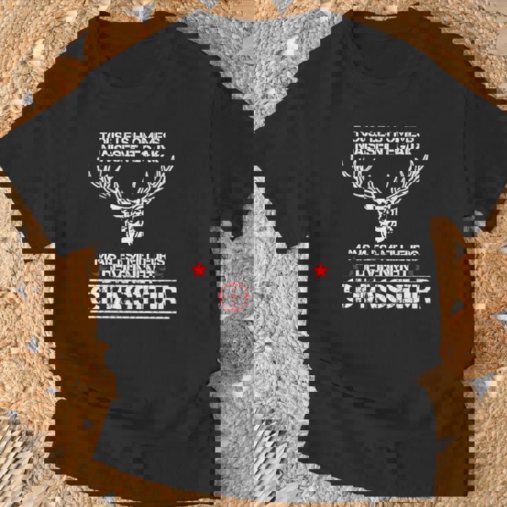 Modèle Pour Chasseur Tète De Cerf T-Shirt Cadeaux pour les vieillards